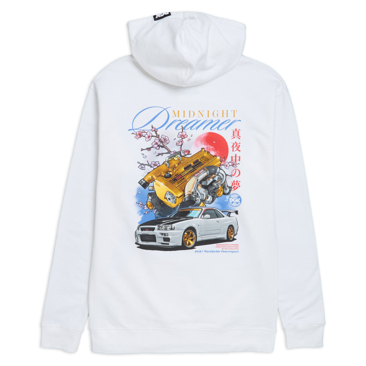 DGK Midnight Dreamer Hoodie - White image 2