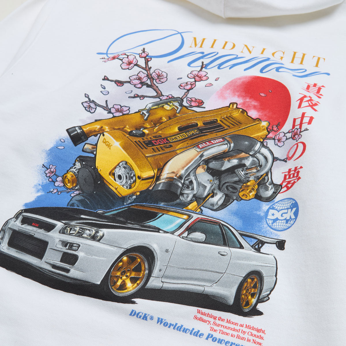 DGK Midnight Dreamer Hoodie - White image 3