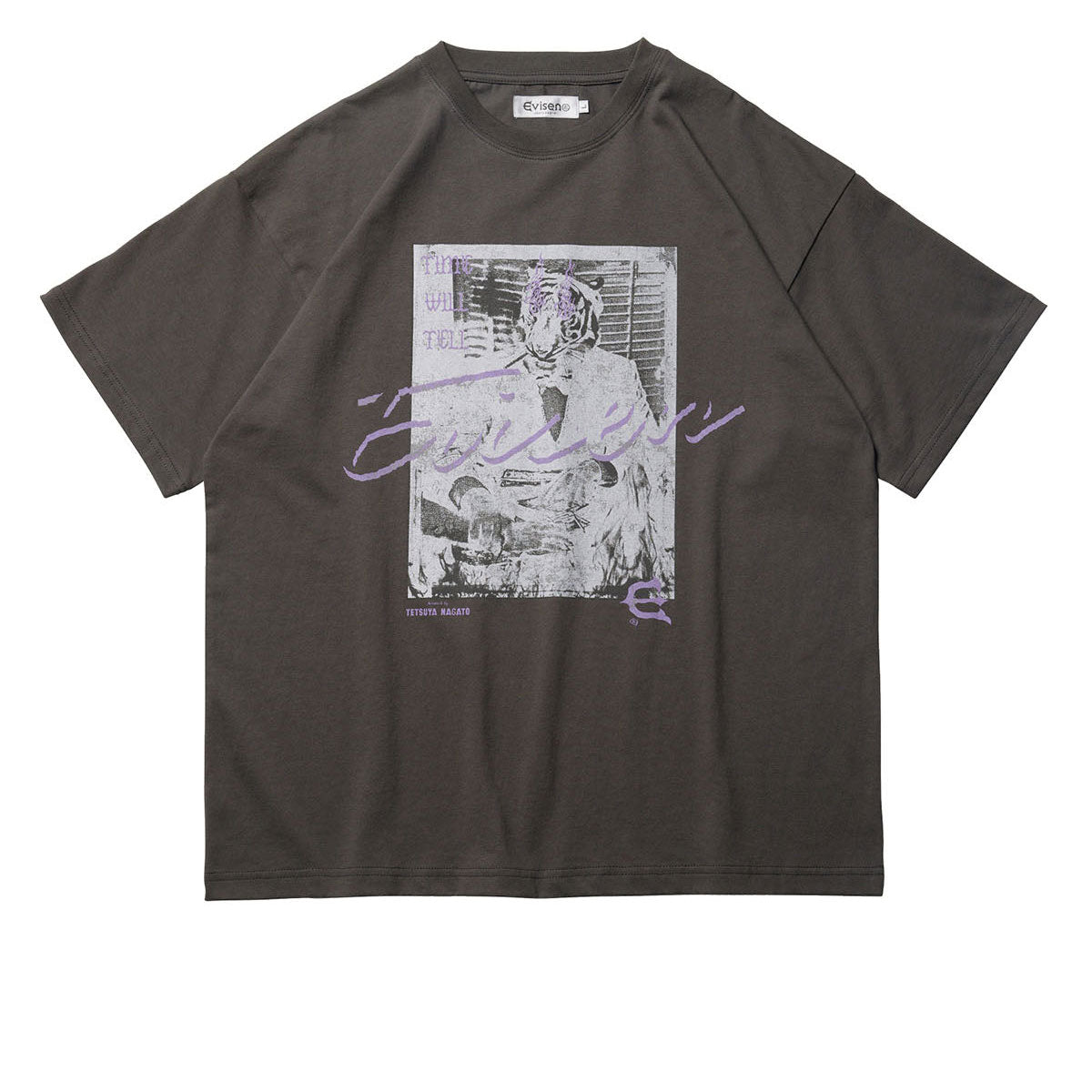 Evisen Time Will Tell T-Shirt - Charcoal image 1