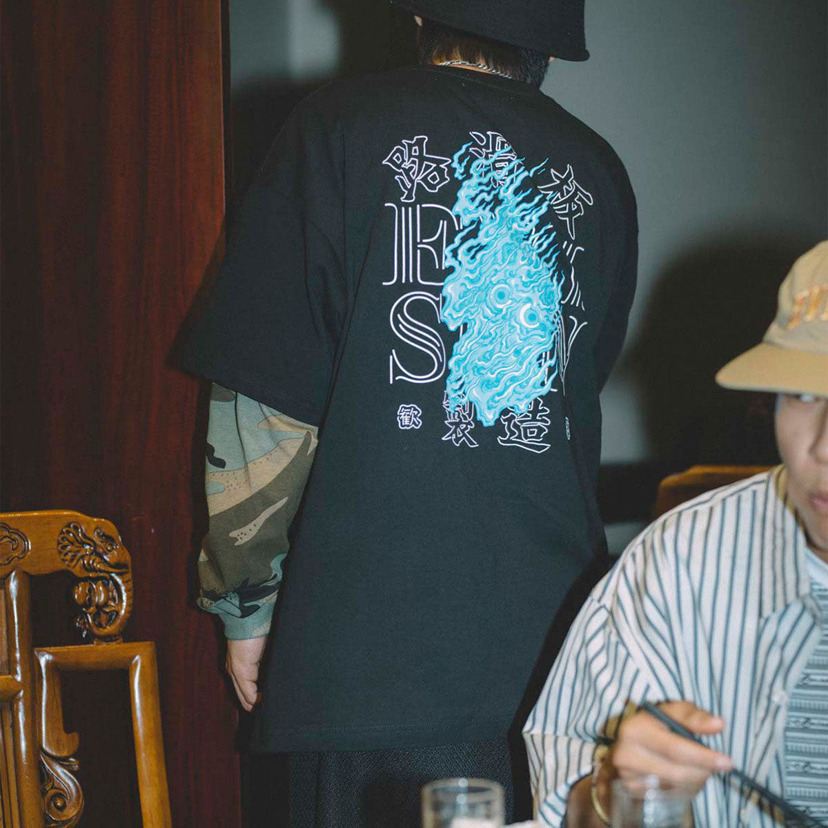Evisen Seikaika T-Shirt - Khaki image 4