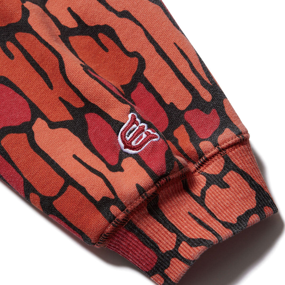 Evisen Dokuro Camo Zip Up Hoodie - Orange image 4