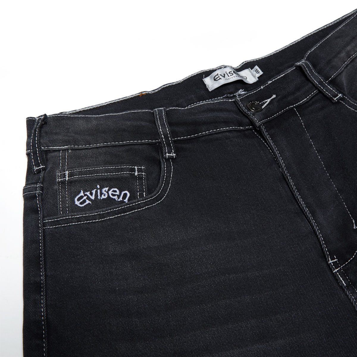 Evisen Eye Fire Jeans - Black image 3