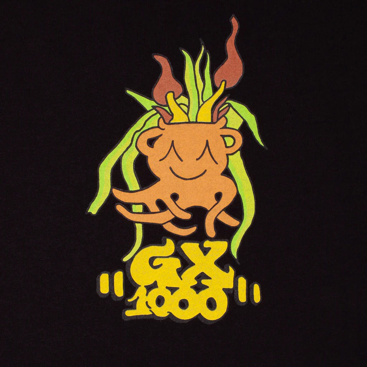 GX1000 Flower Pot T-Shirt - Black image 2