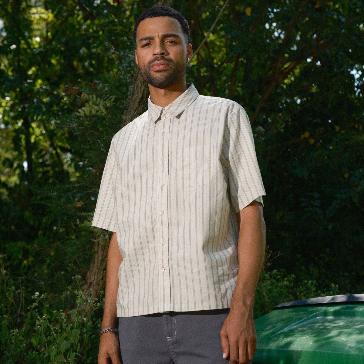 Quasi Kalvin Button Up Shirt - Tan image 3