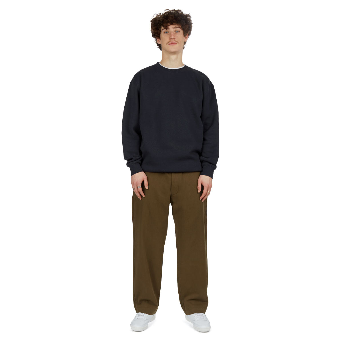 CCS Wide Leg Chino Pants - Brown image 4