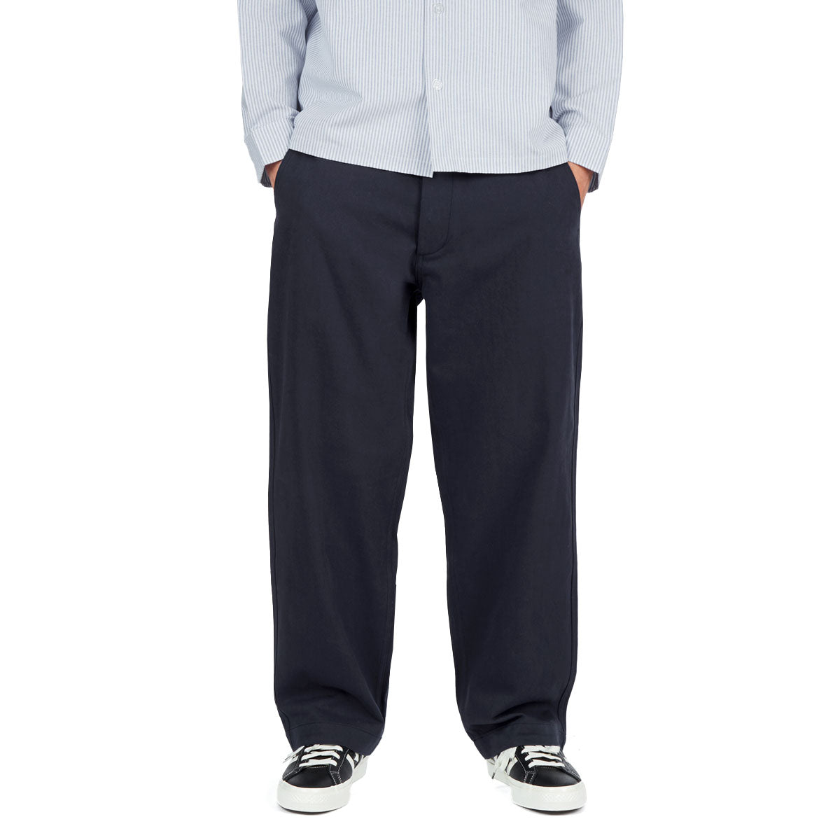 CCS Wide Leg Chino Pants - Navy image 1