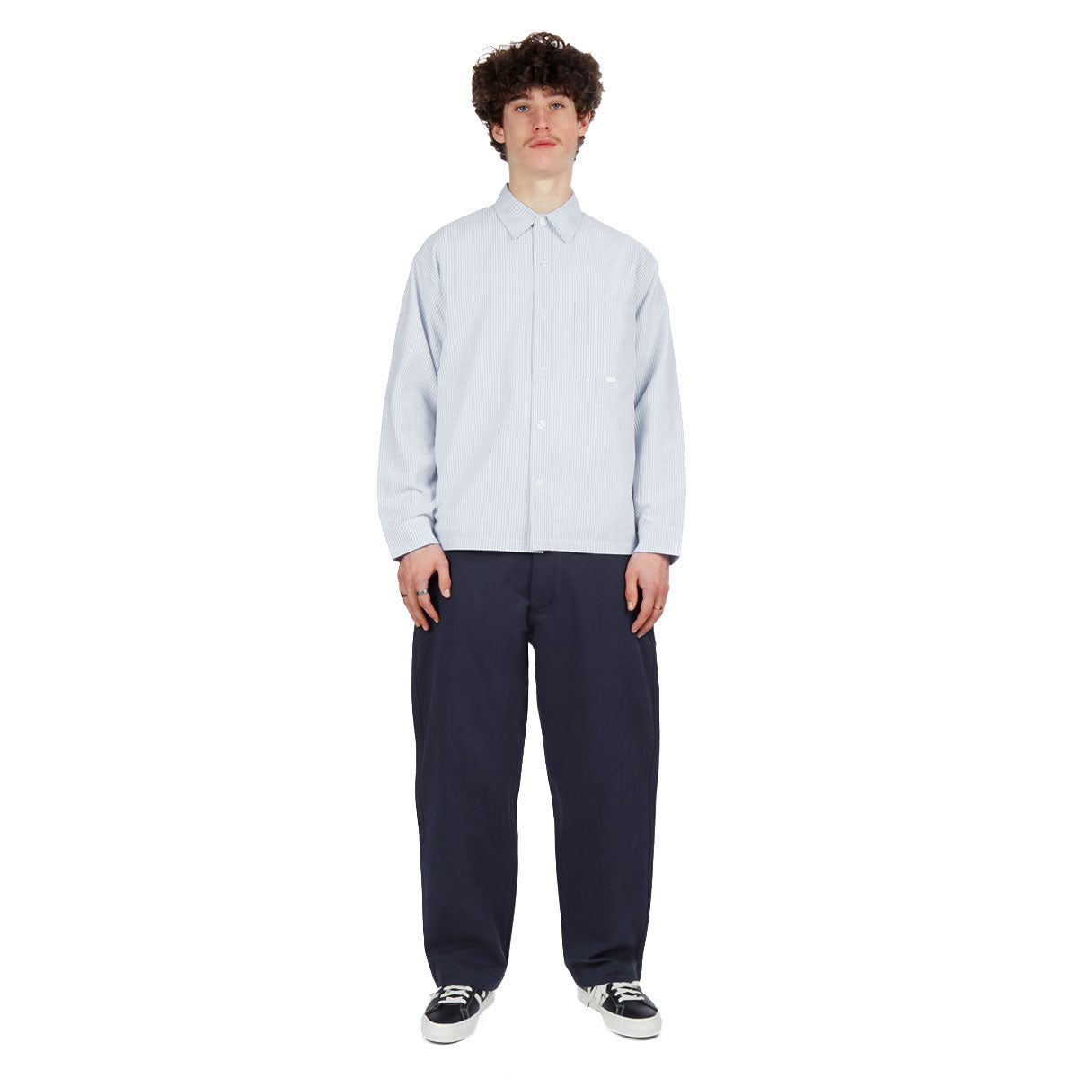 CCS Wide Leg Chino Pants - Navy image 4