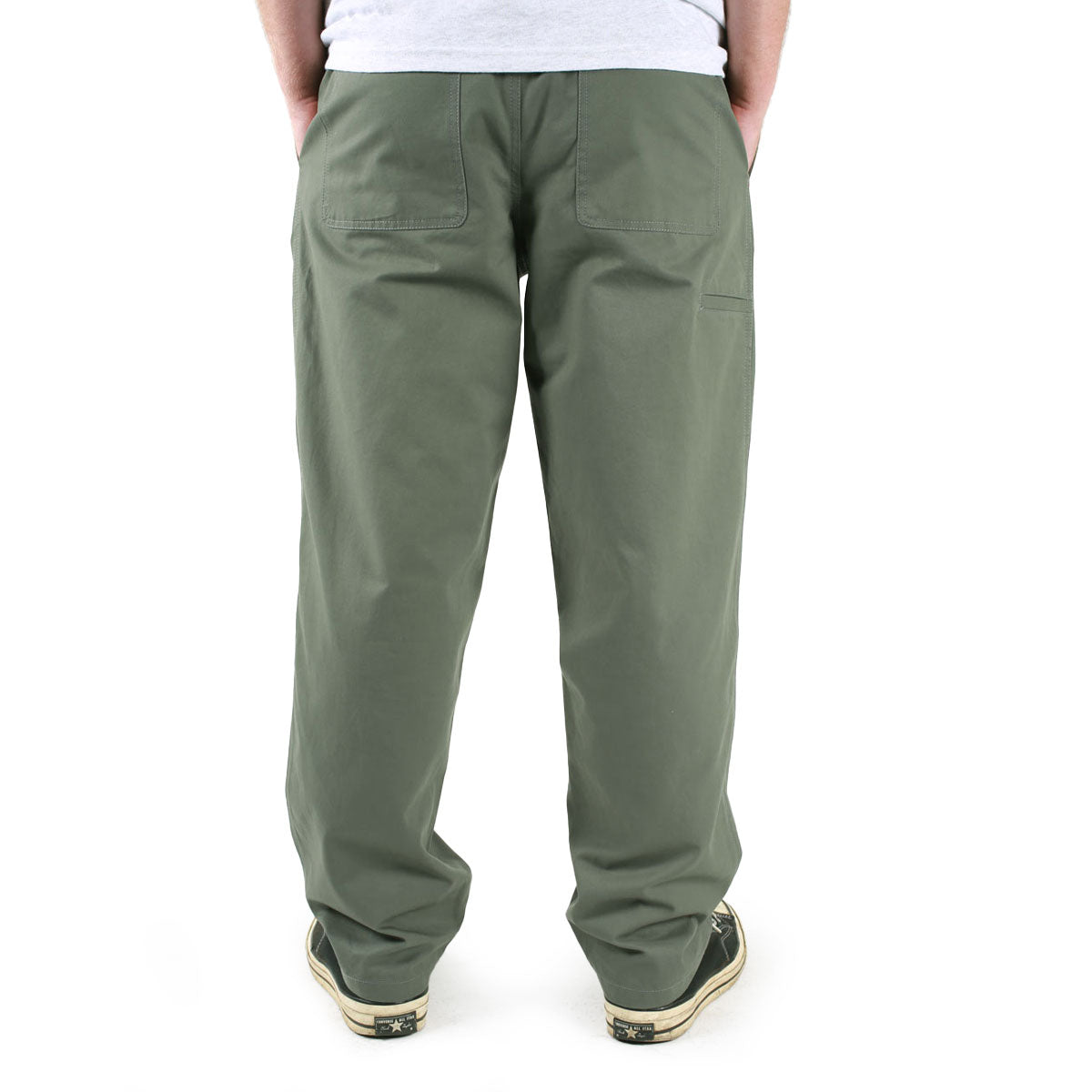 Theories Stamp Lounge Pants - Dark Moss image 2