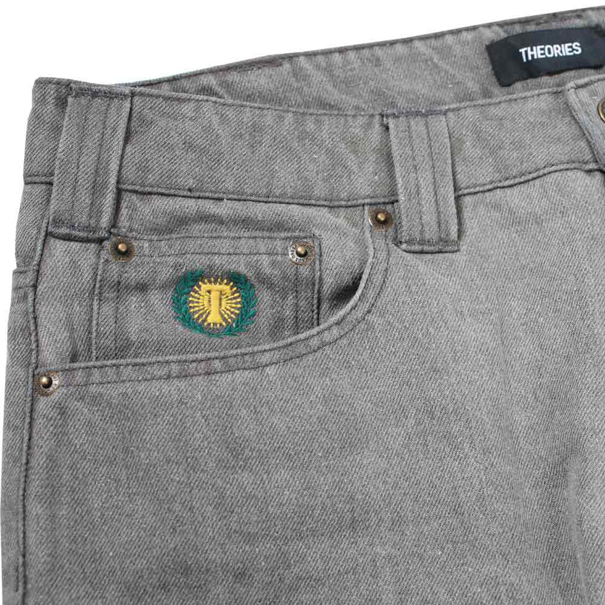 Theories Plaza Jeans - Washed Grey image 5