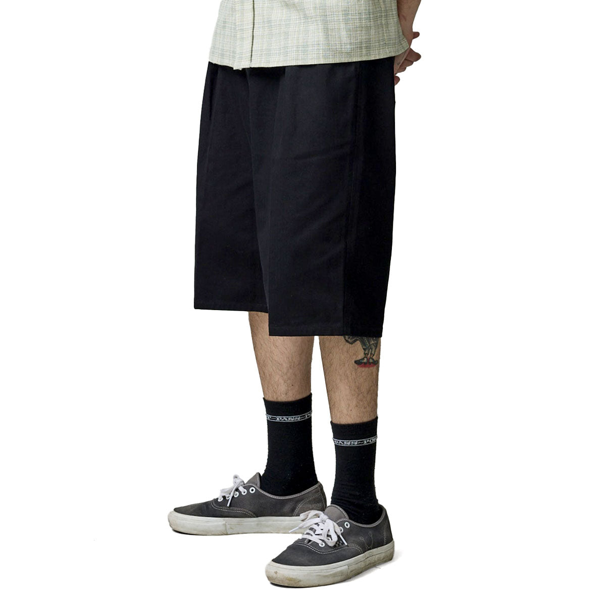 Passport Herringbone Leagues Club Shorts - Black image 2