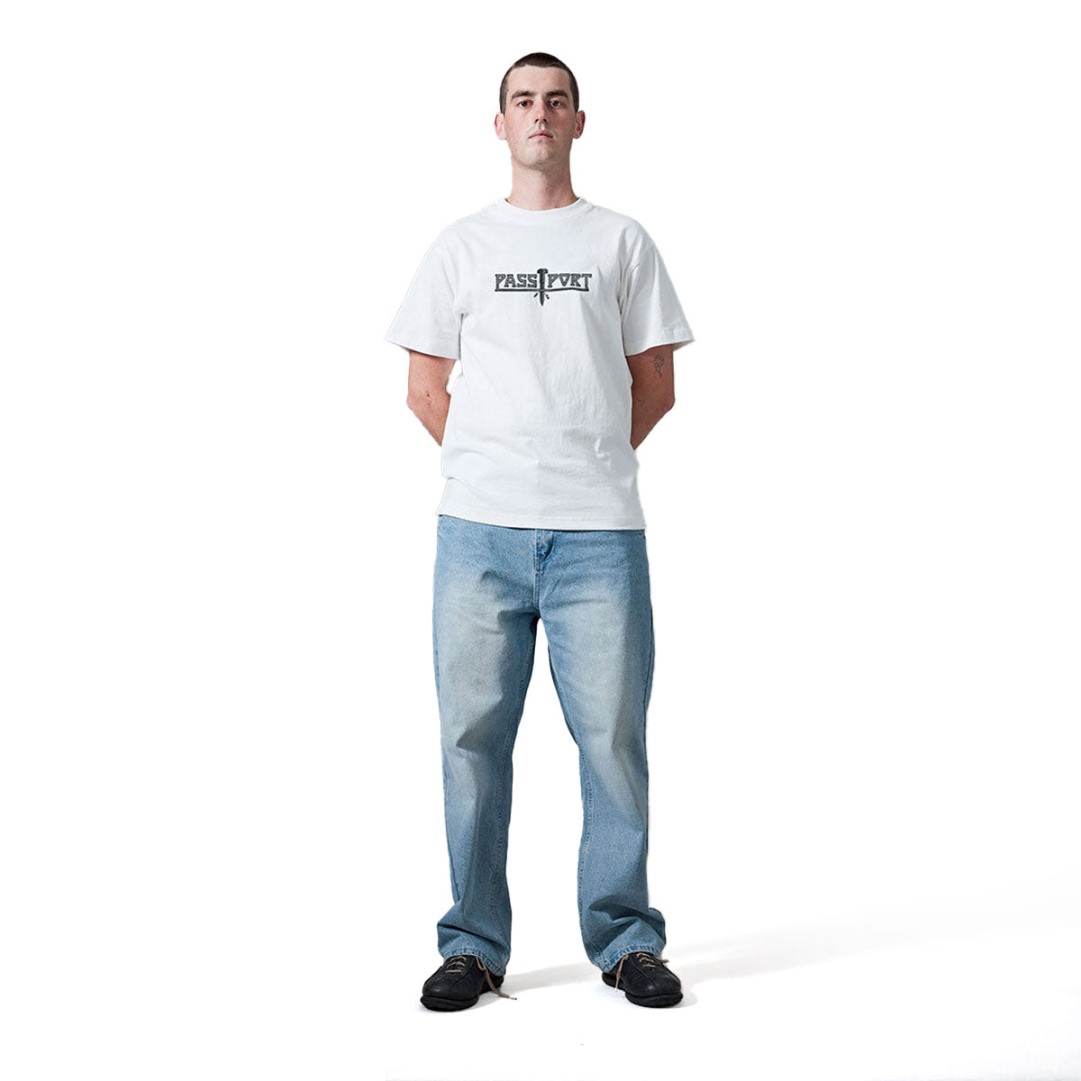 Passport Workers Club Jeans - Faded Wash Light Indigo image 4
