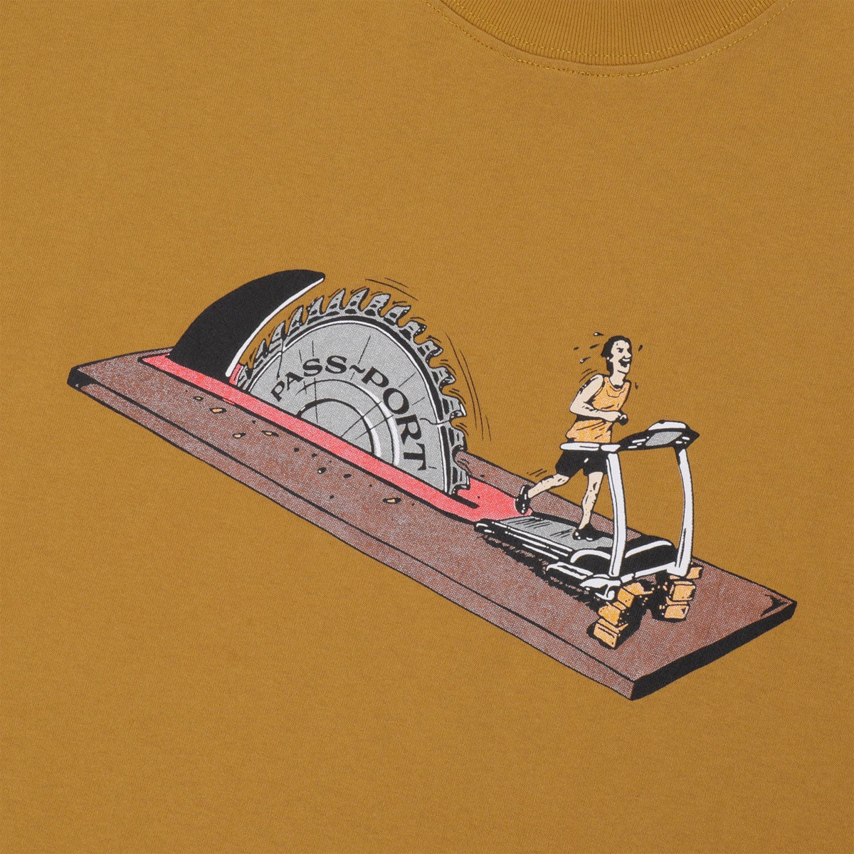 Passport Keep Running T-Shirt - Mustard image 2