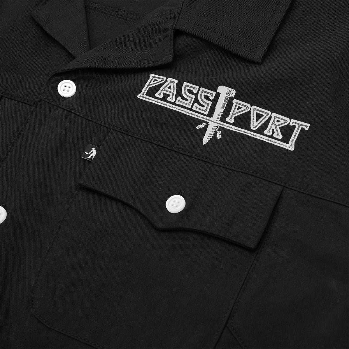 Passport Screwed Casual Shirt - Black image 2