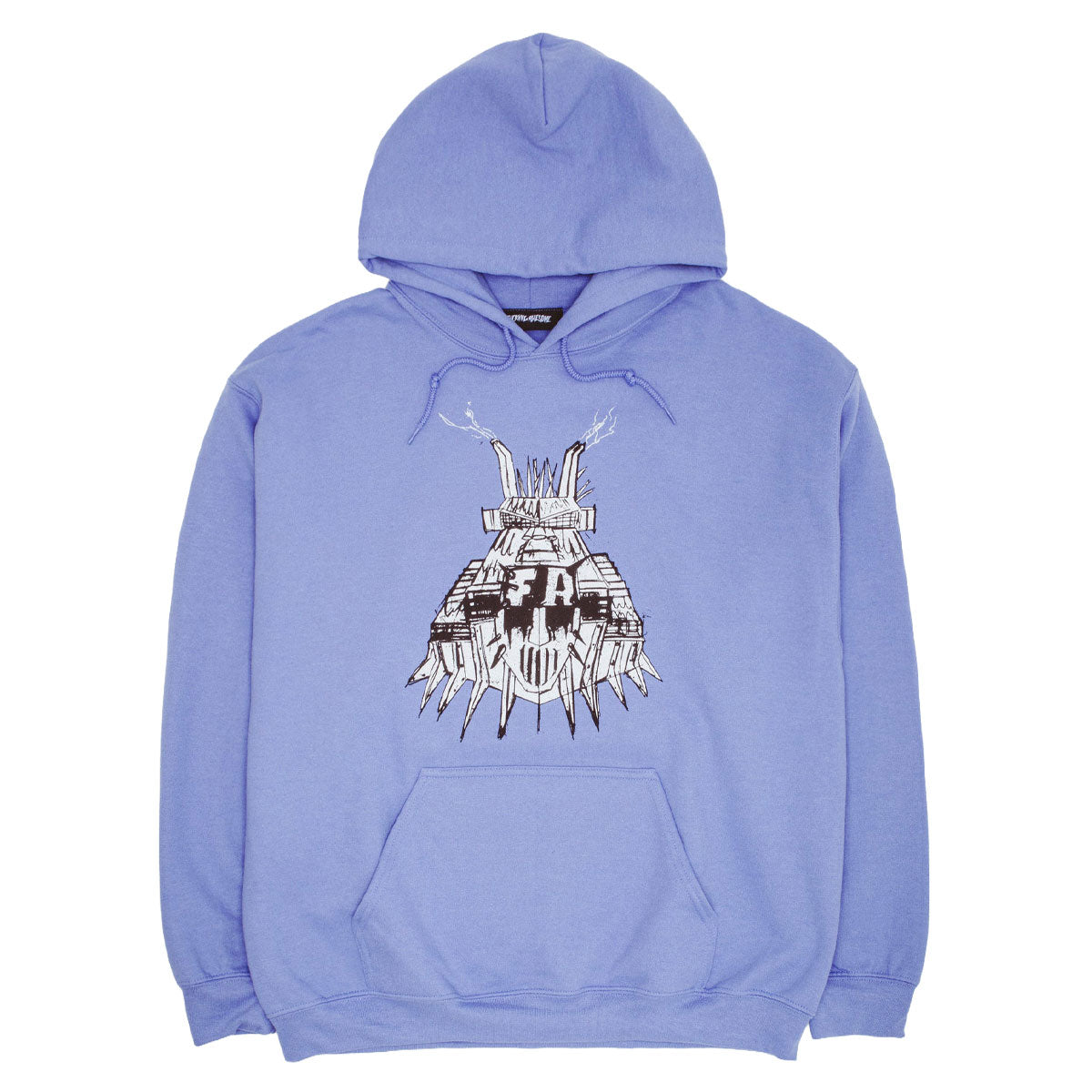 Fucking Awesome 7th Grade Book Cover Hoodie - Violet image 1