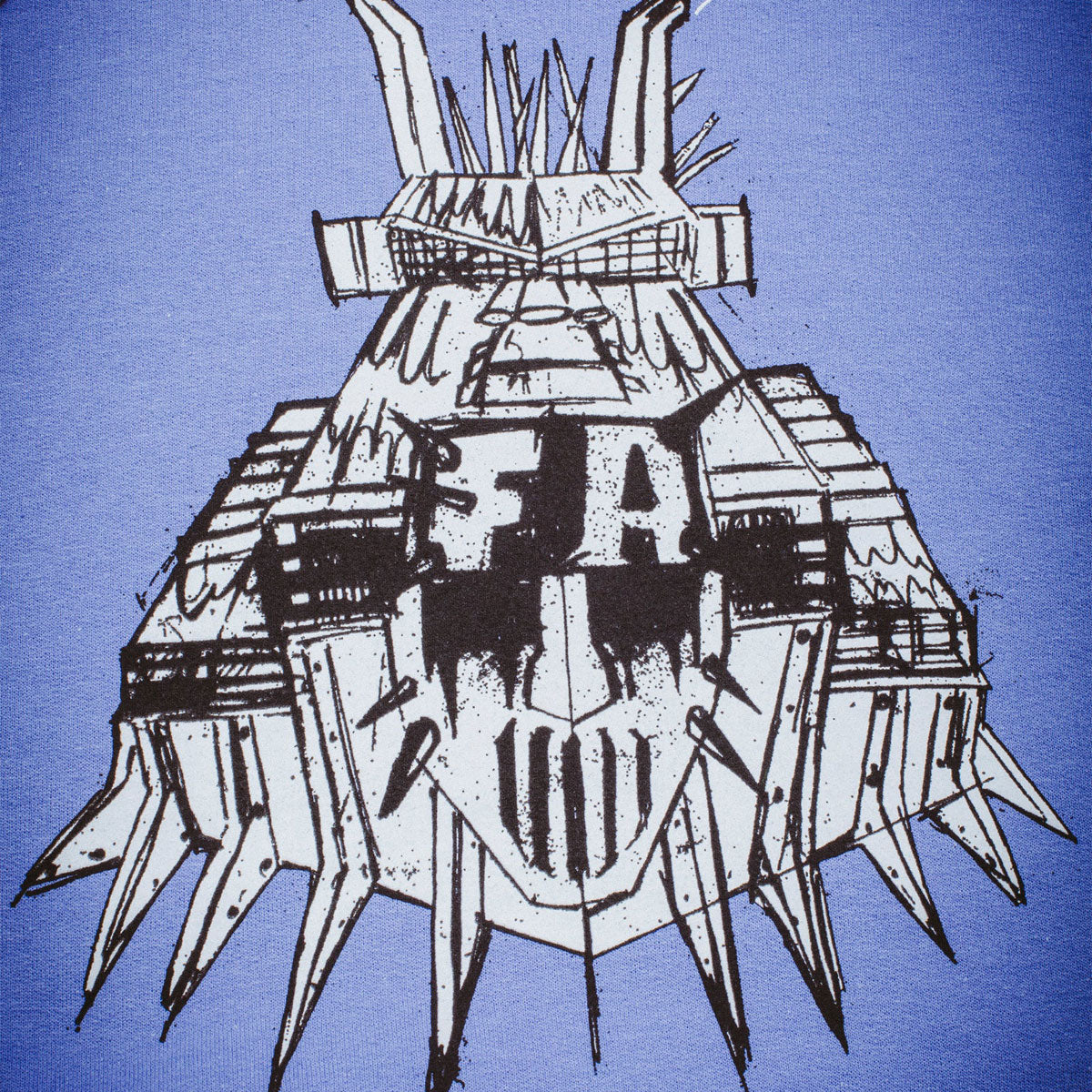 Fucking Awesome 7th Grade Book Cover Hoodie - Violet image 2