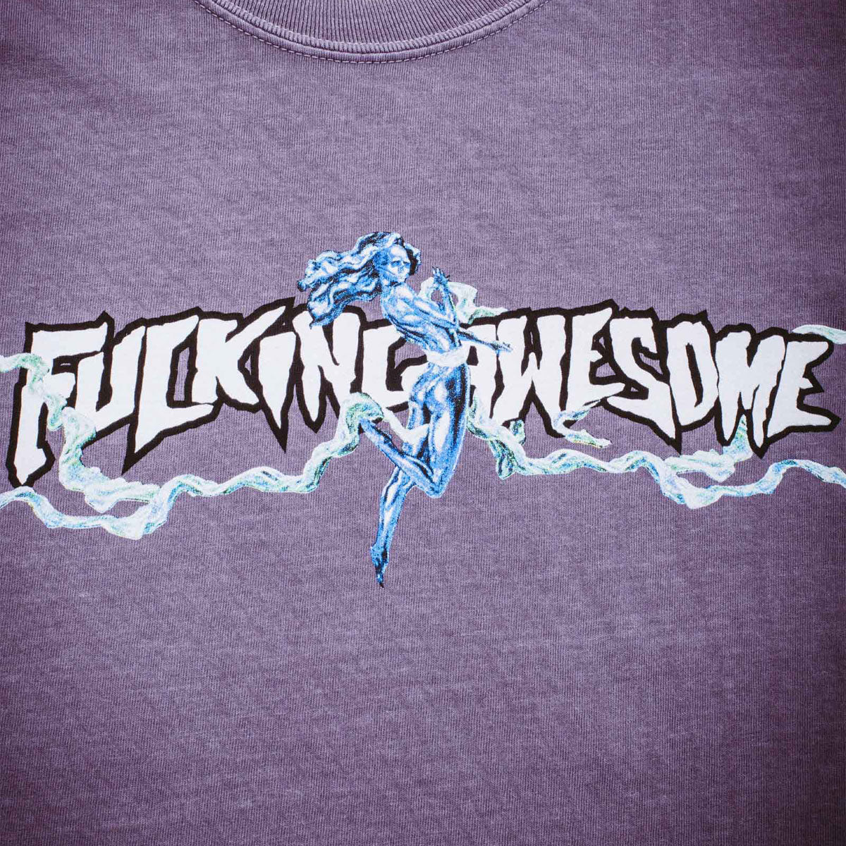 Fucking Awesome Baskin Ribbons T-Shirt - Blackberry image 2