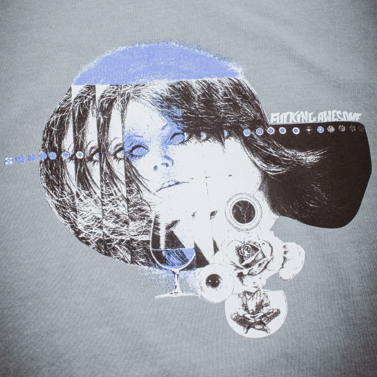 Fucking Awesome Brinda T-Shirt - Grey image 2
