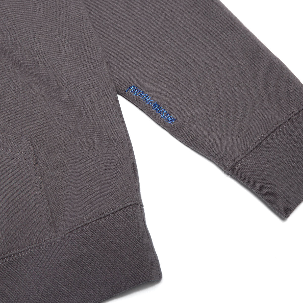 Fucking Awesome Brinda Zip Hoodie - Charcoal image 3
