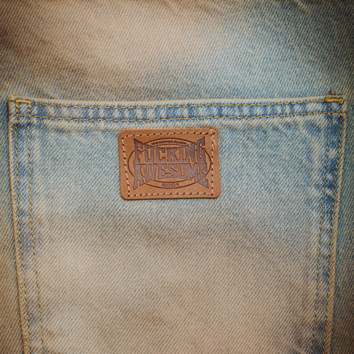 Fucking Awesome Fecke Washed Jeans - Washed image 3