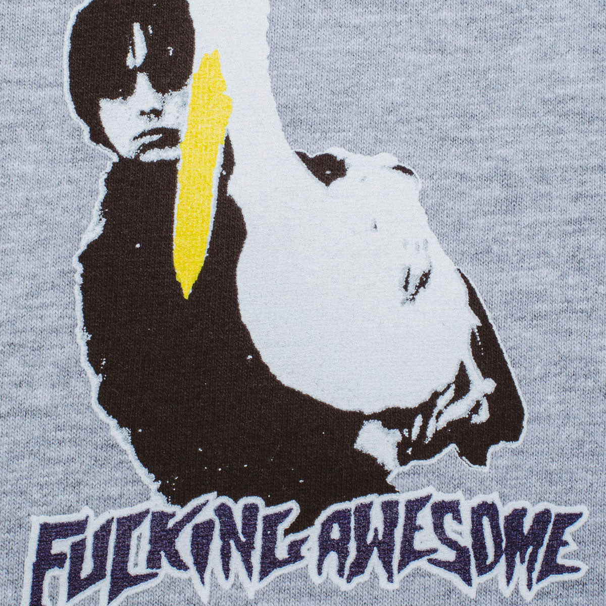 Fucking Awesome High Lonesome II T-Shirt - Heather Grey image 2