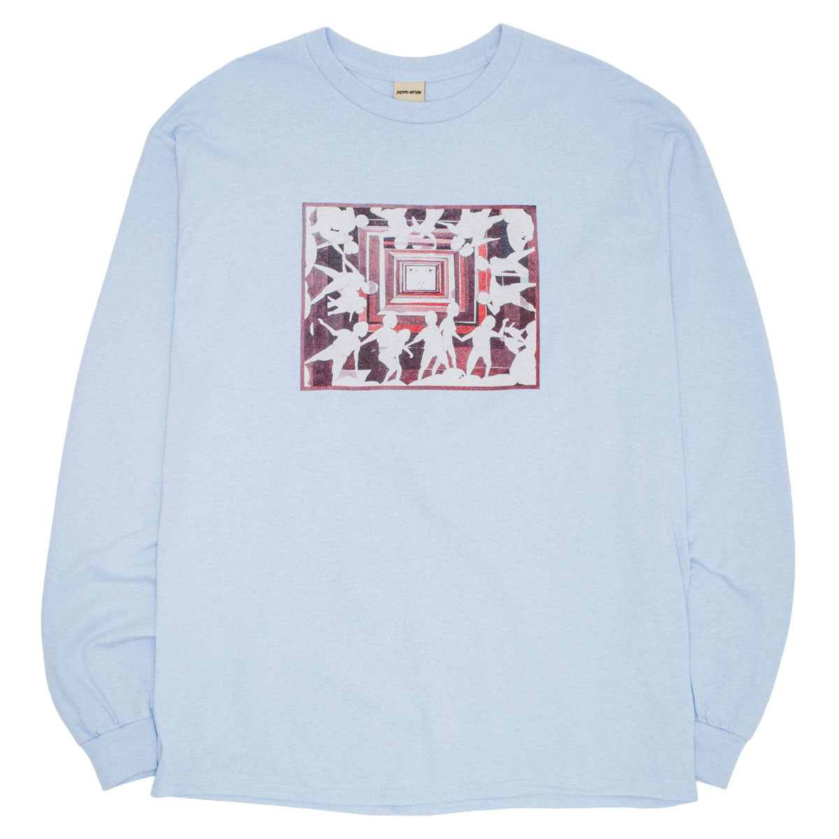 Fucking Awesome Modern Problems Long Sleeve T-Shirt - Light Blue image 1