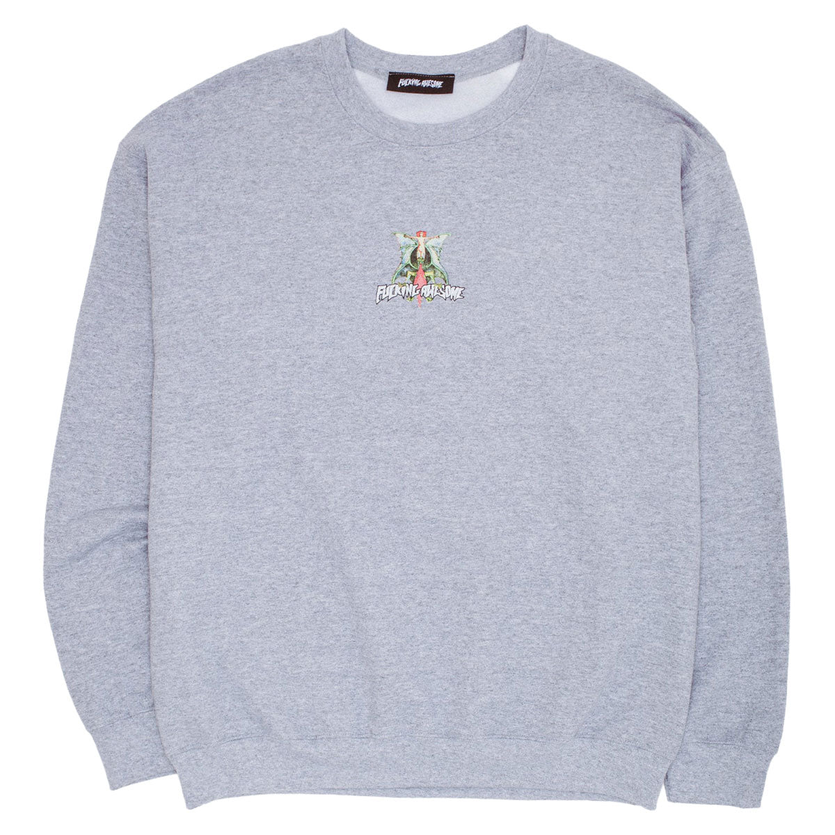 Fucking Awesome Time Bandits Crewneck Sweatshirt - Heather Grey image 1