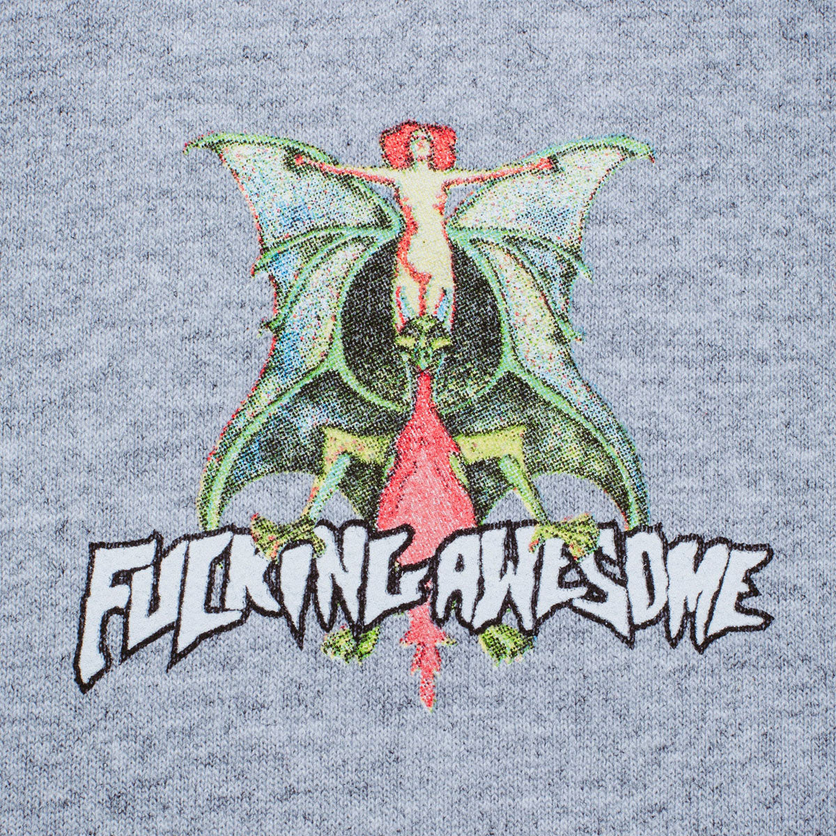 Fucking Awesome Time Bandits Crewneck Sweatshirt - Heather Grey image 2