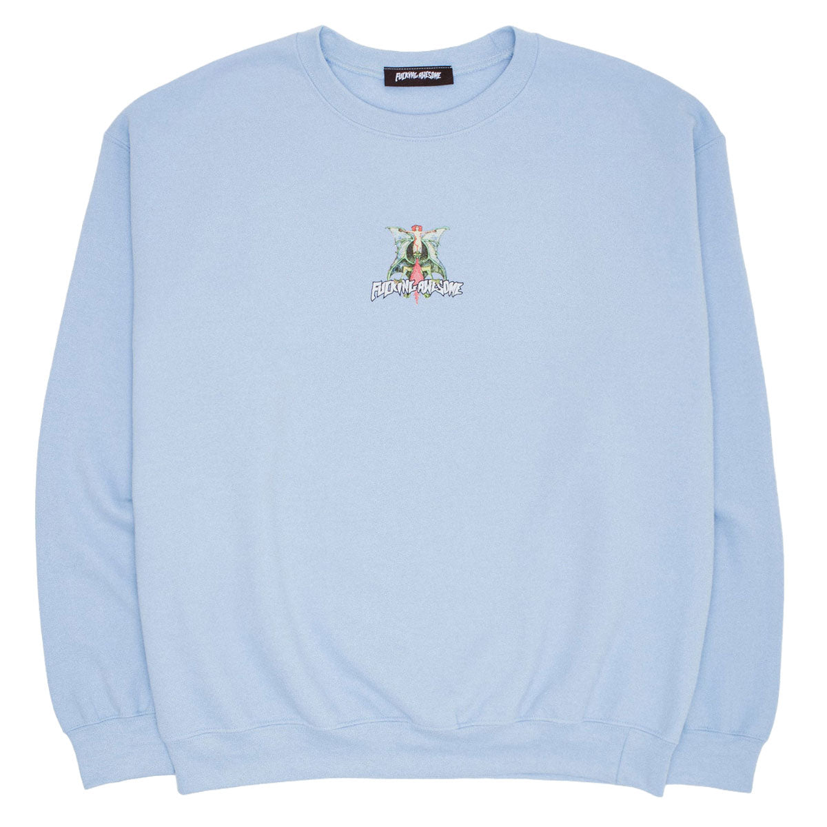 Fucking Awesome Time Bandits Crewneck Sweatshirt - Light Blue image 1