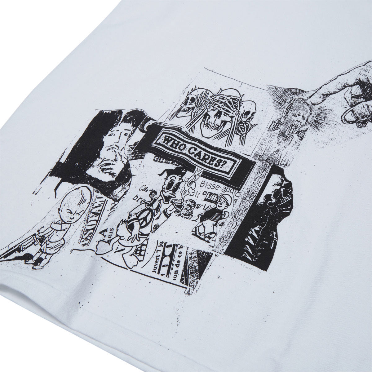 Fucking Awesome Who Cares T-Shirt - White image 2