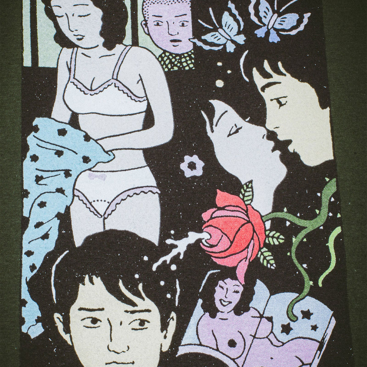 Fucking Awesome Yoyogi Park T-Shirt - Forest Green image 2