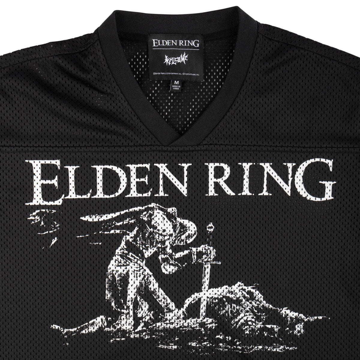 Welcome x Elden Ring Tarnished Mesh Football Jersey - Black image 3