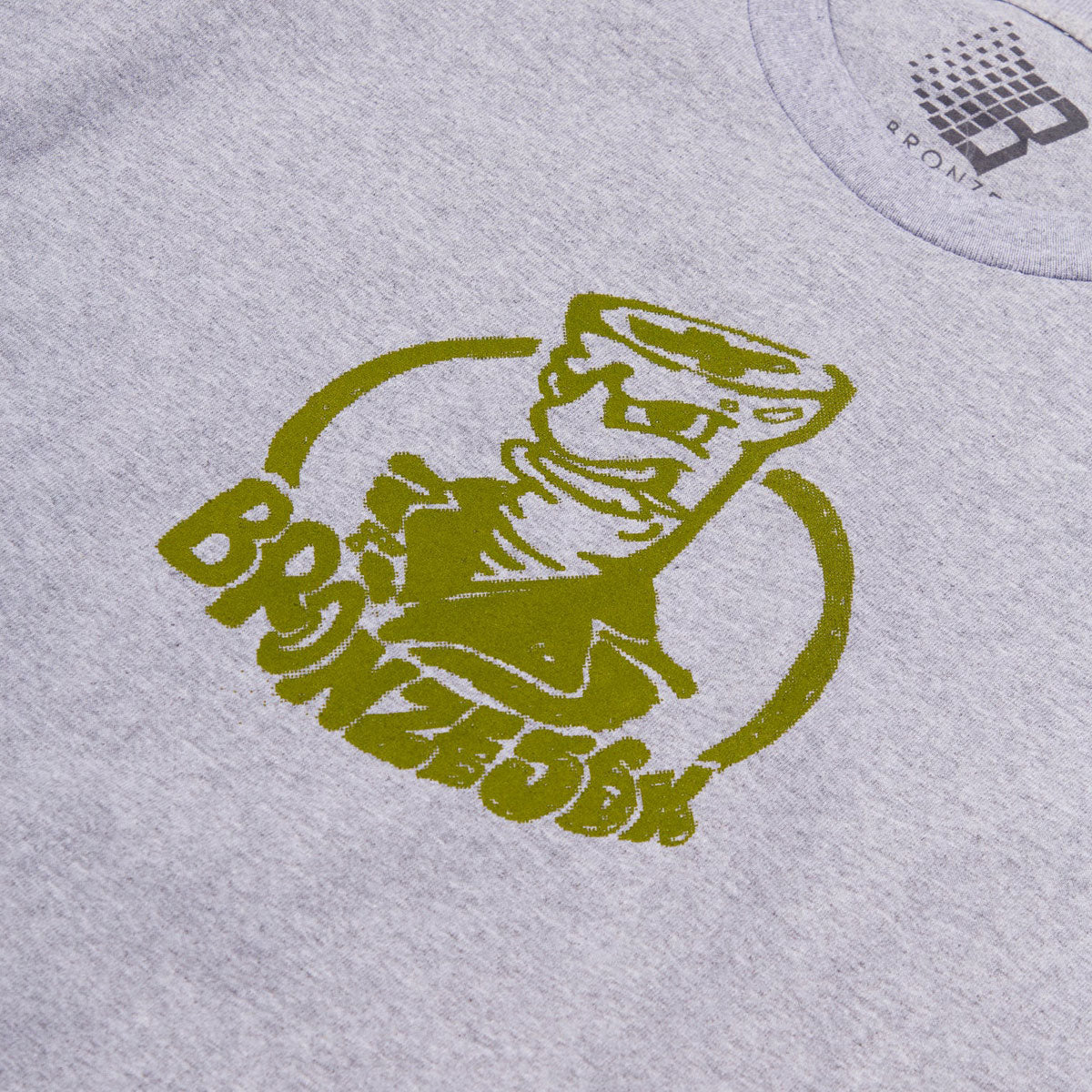 Bronze 56k The Bolt T-Shirt - Heather Grey image 2