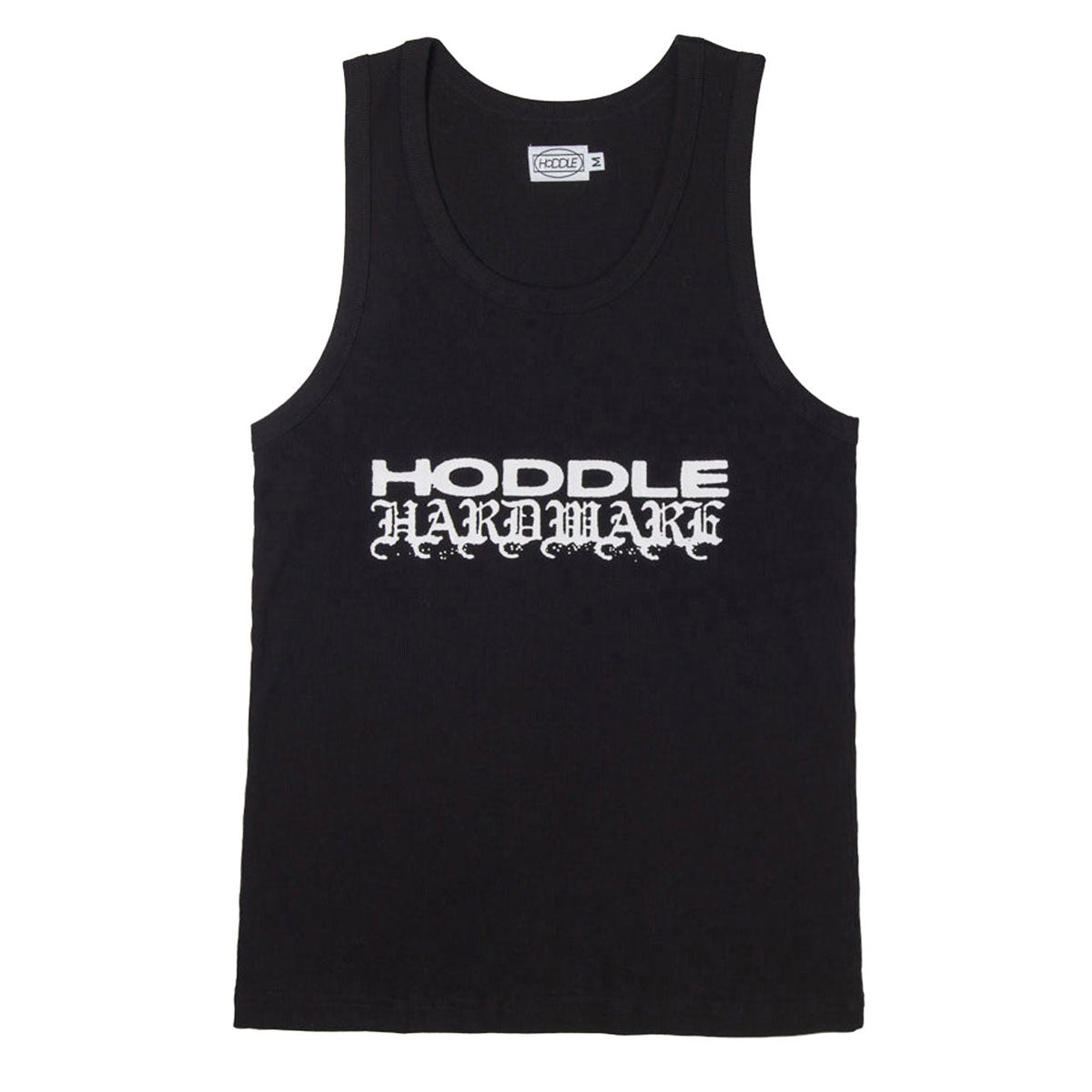 Hoddle Hardware Ribbed Tank Top - Black image 1