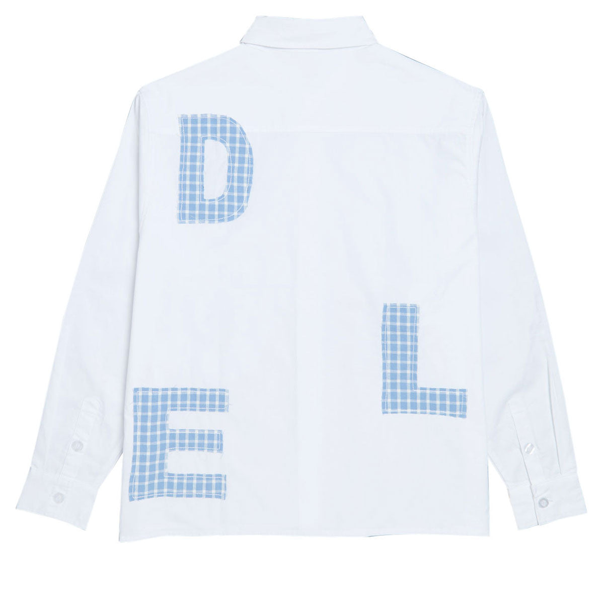 Hoddle Melange Long Sleeve Shirt - White image 2