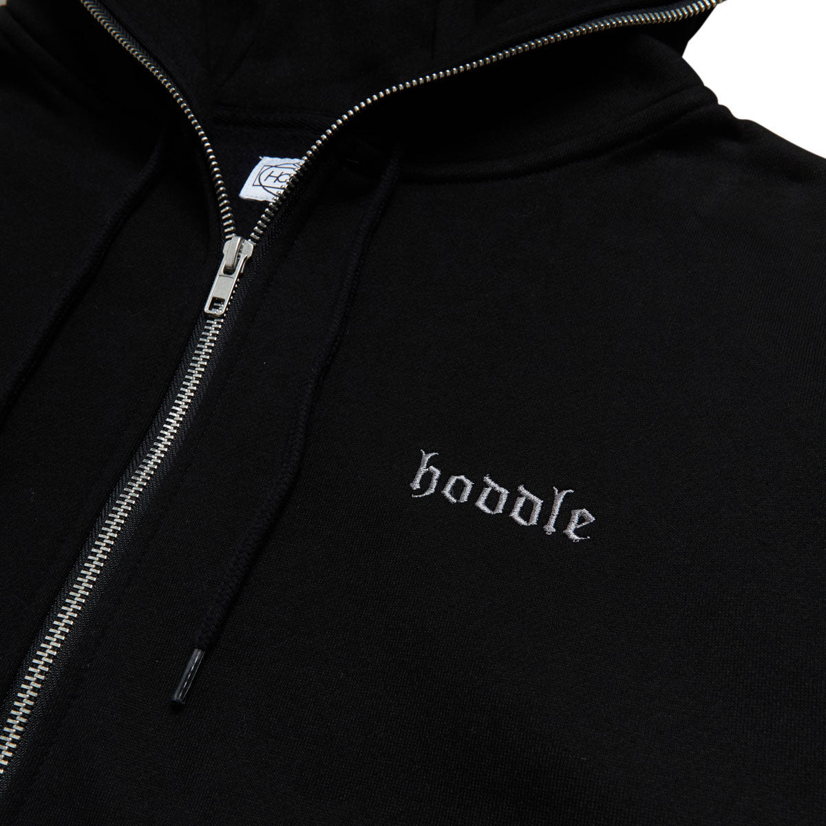 Hoddle Full Zip Hoodie - Black image 2