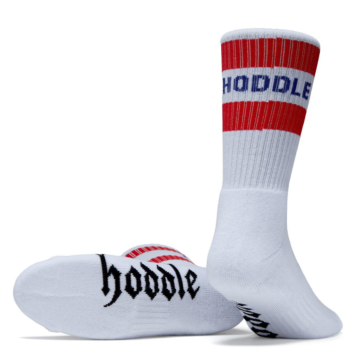 Hoddle Old English Socks - White image 2