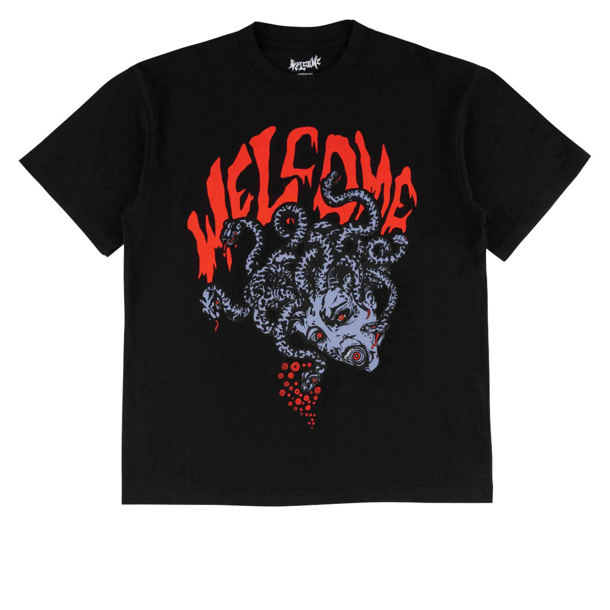Welcome Medusa T-Shirt - Black/Red image 1