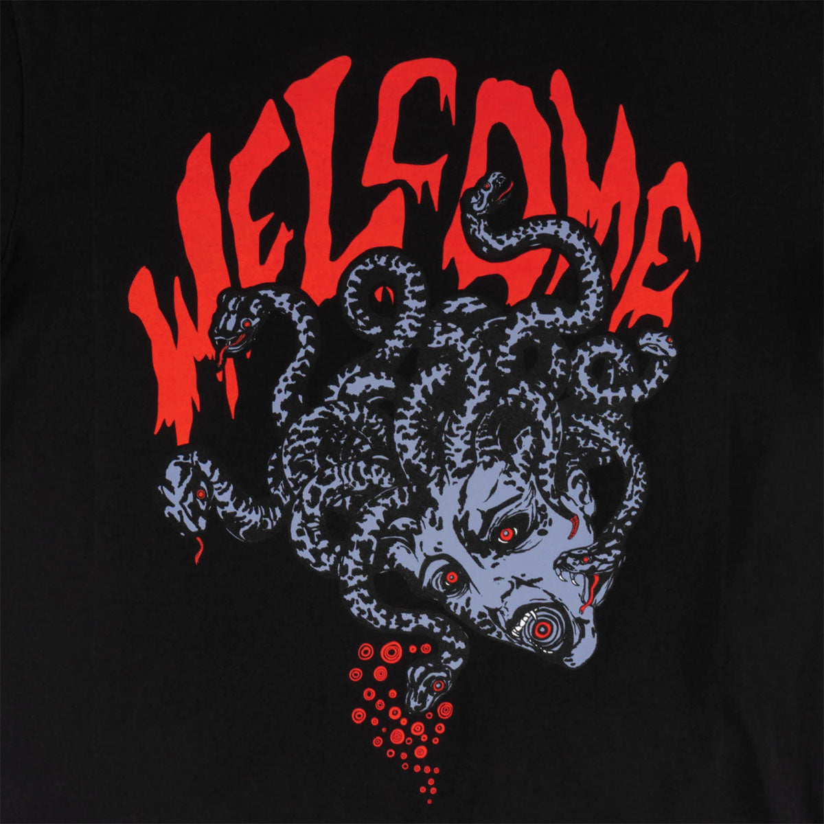 Welcome Medusa T-Shirt - Black/Red image 2