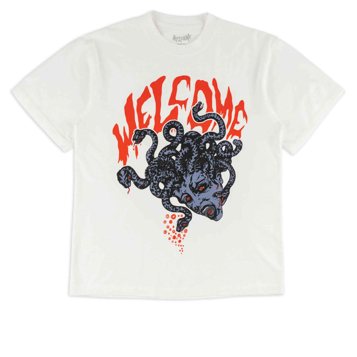 Welcome Medusa T-Shirt - White/Red image 1