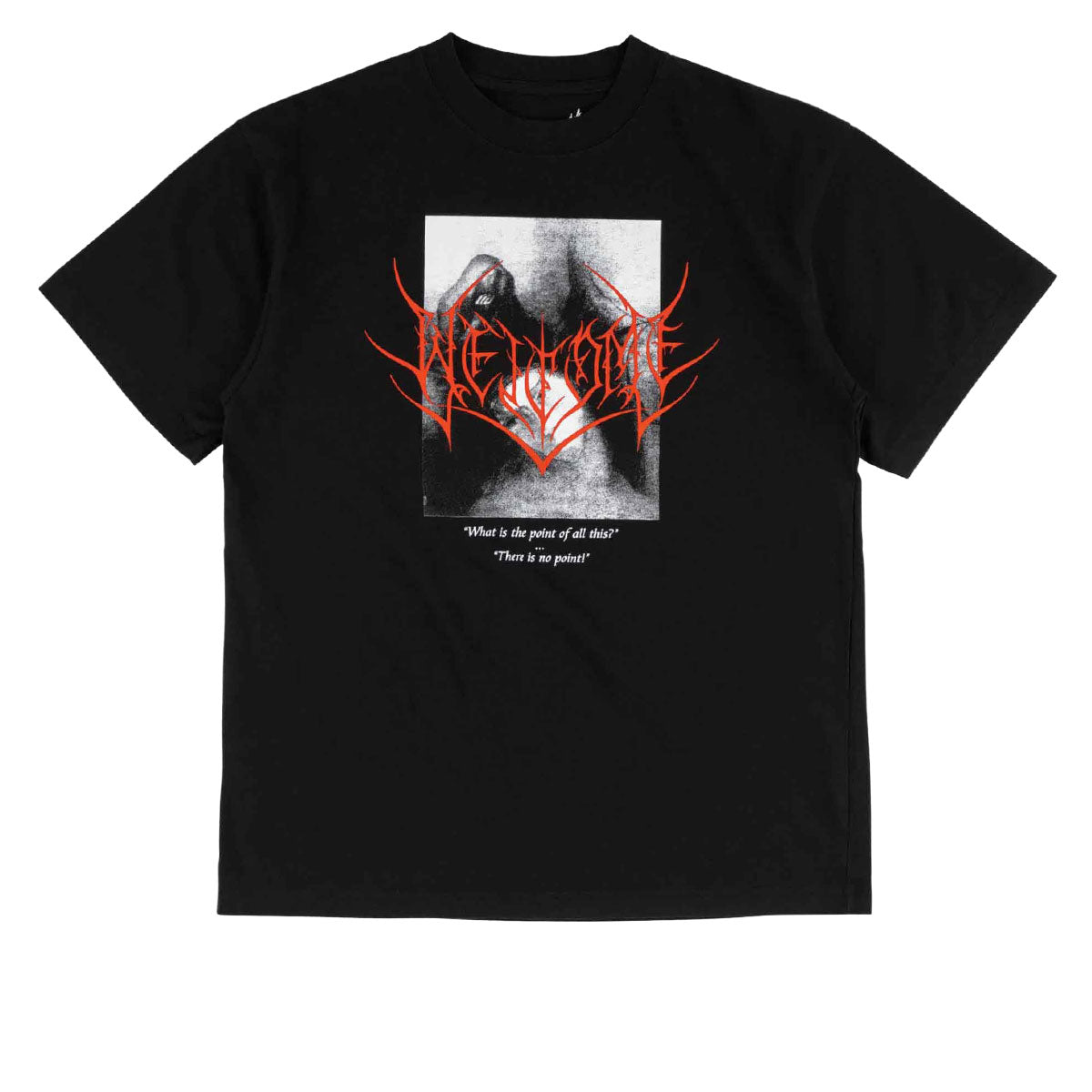 Welcome No Point T-Shirt - Black image 1