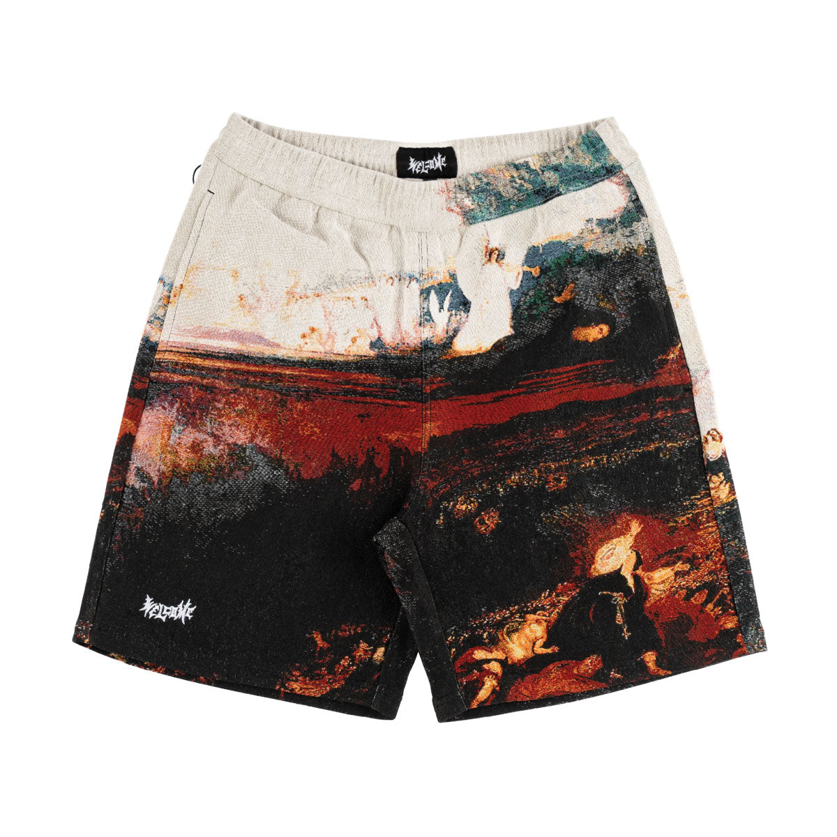 Welcome Rapture Tapestry Shorts - Bone image 1