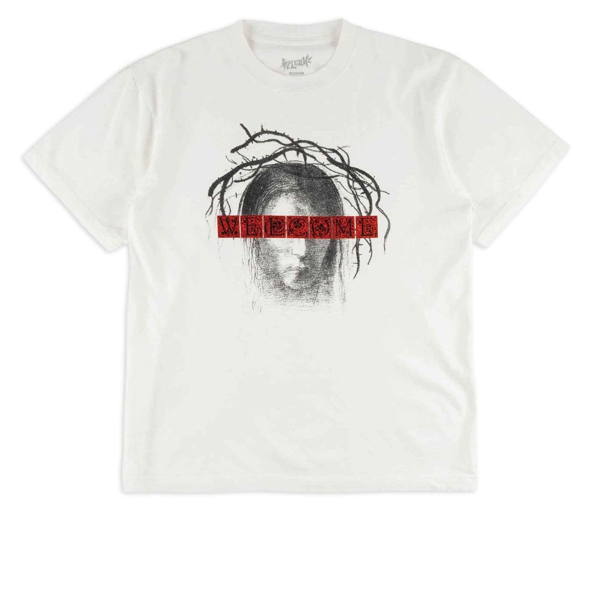 Welcome Redacted T-Shirt - White image 1