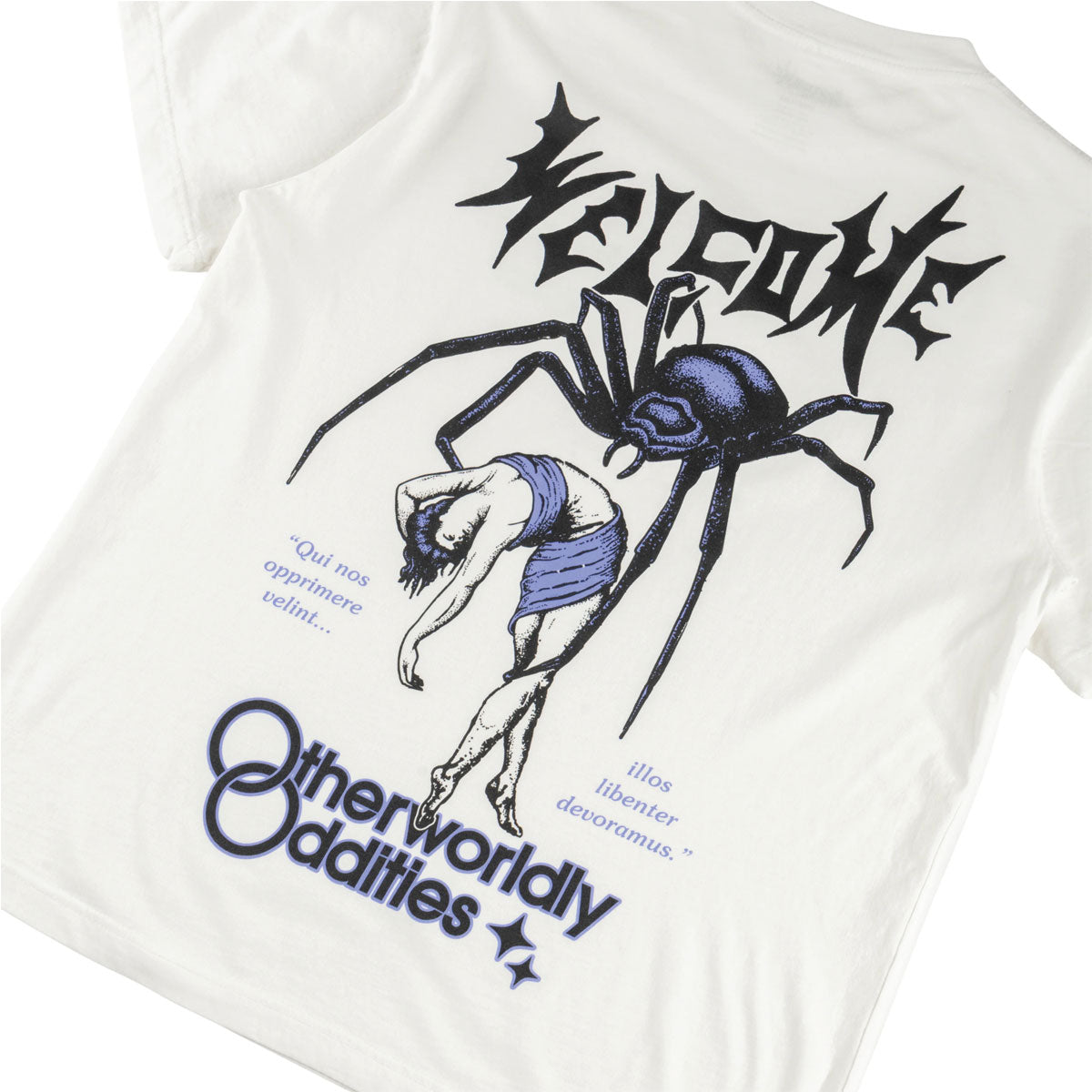 Welcome Widow T-Shirt - White/Purple image 3