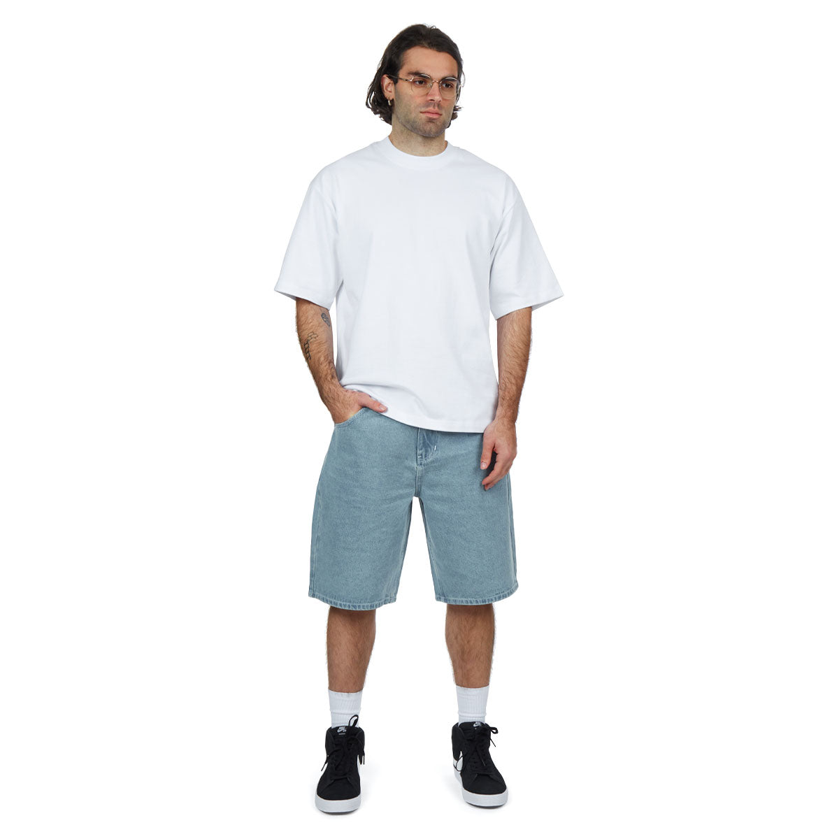 CCS 97 Star Denim Shorts - Rinsed Blue image 4