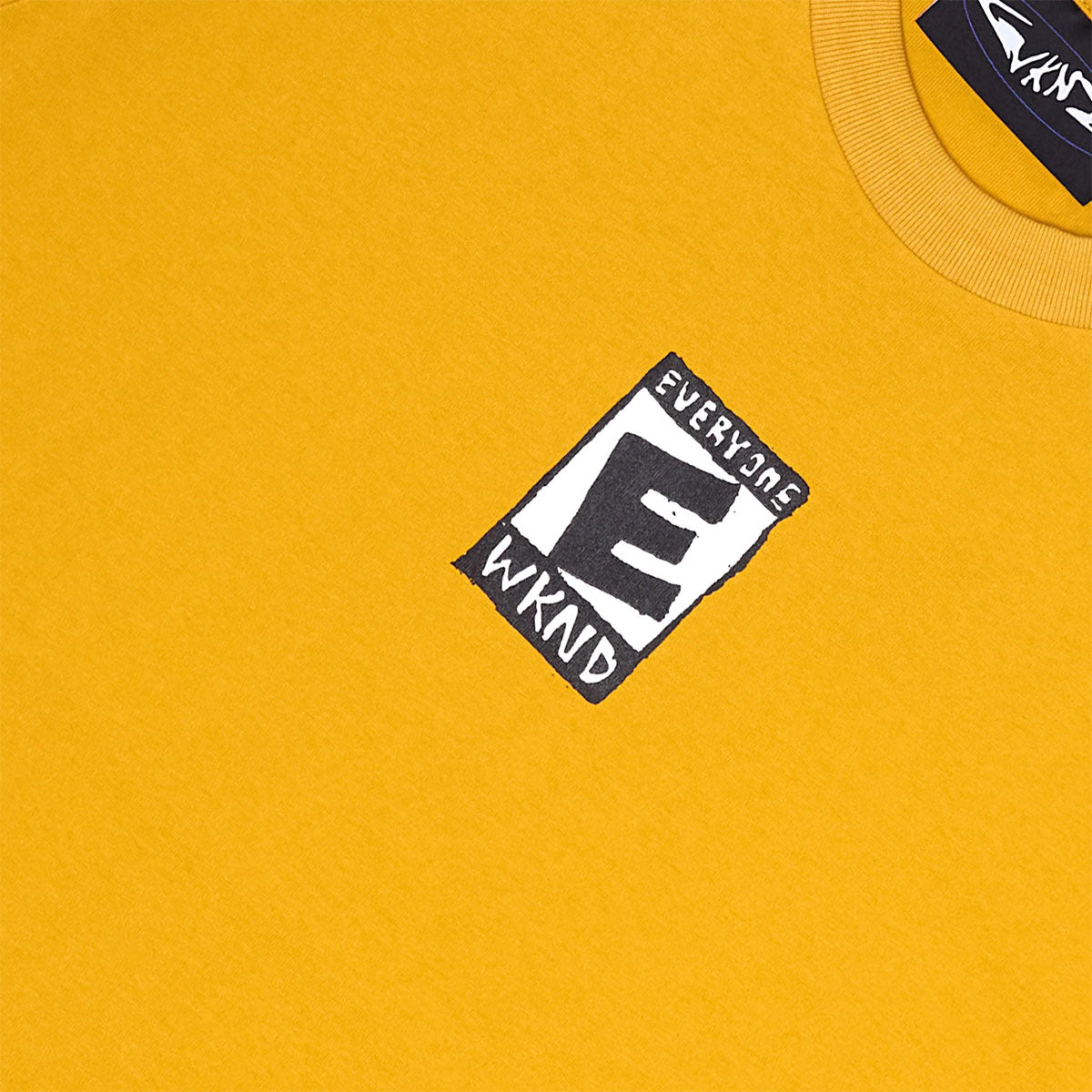 WKND E Is For Everyone T-Shirt - Gold image 2