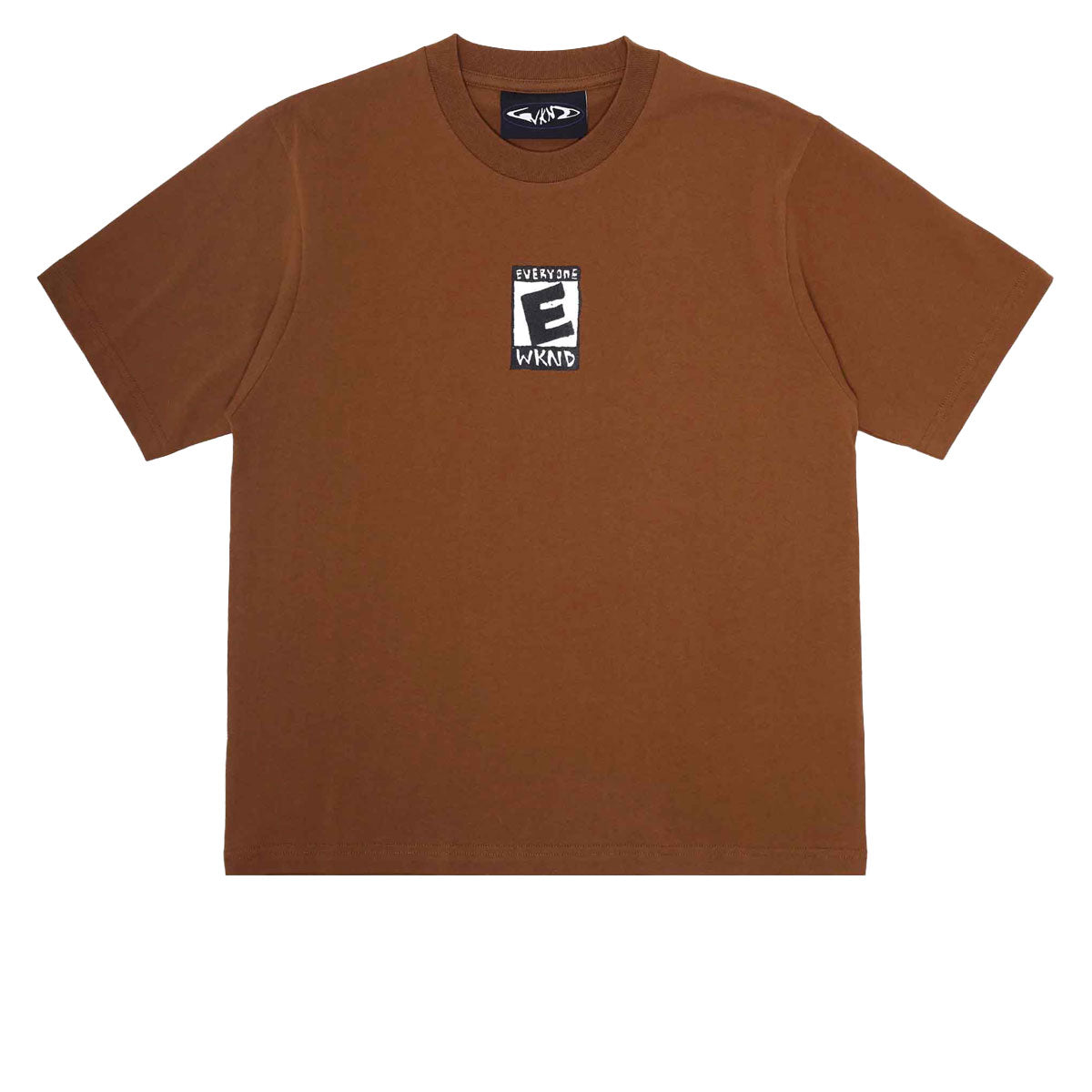 WKND E Is For Everyone T-Shirt - Brown image 1