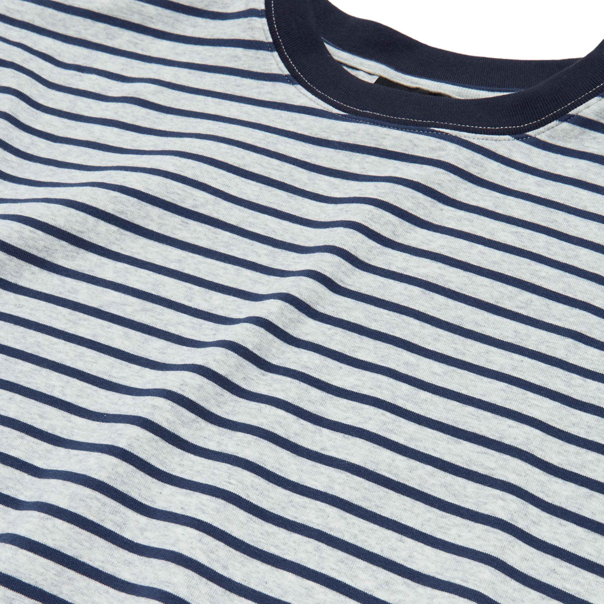 WKND Stripe T-Shirt - Heather And Navy image 2