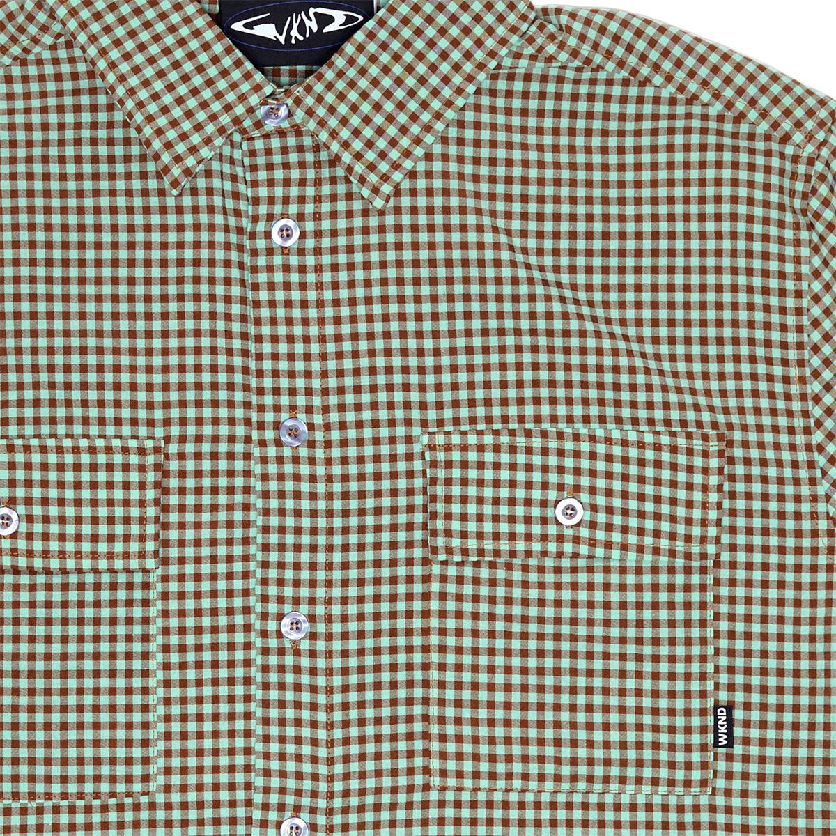 WKND Wilson Shirt - Teal/Brown image 2