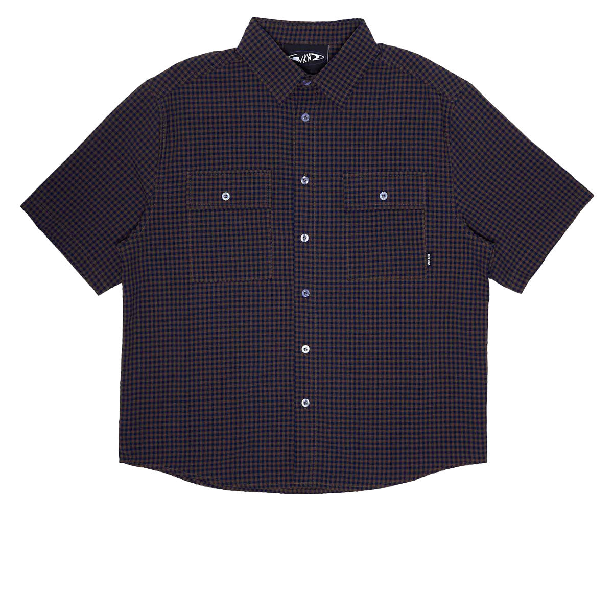WKND Wilson Shirt - Navy/Brown image 1