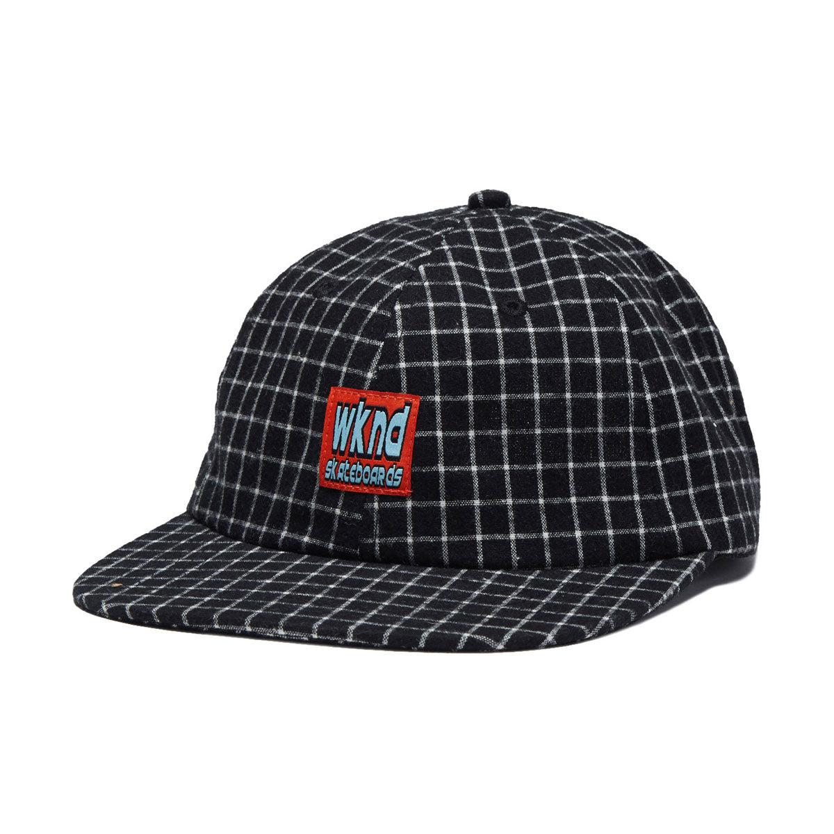 WKND RR Hat - Black Check image 1